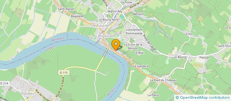 localisation de l'entreprise MADAME LENA LEROUX  LANGOIRAN
