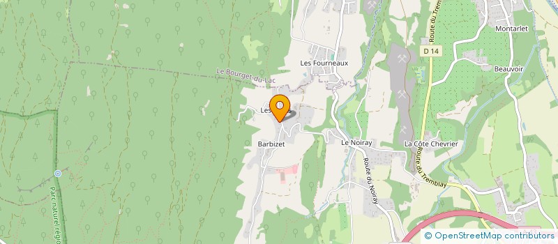 localisation de l'entreprise MADAME LENA LISKOWITCH  LA MOTTE-SERVOLEX