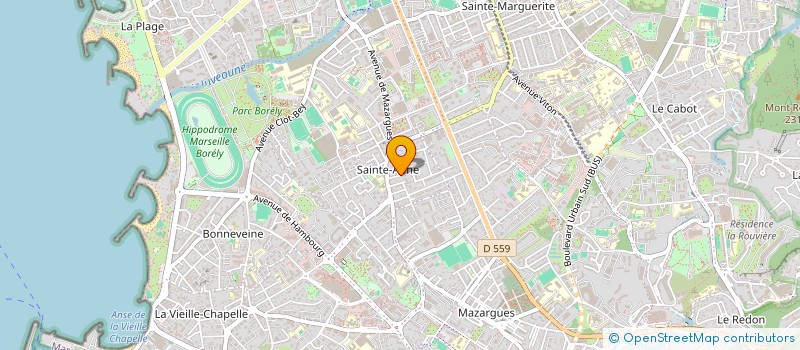 localisation de l'entreprise MADAME LENA MAQUIN  MARSEILLE