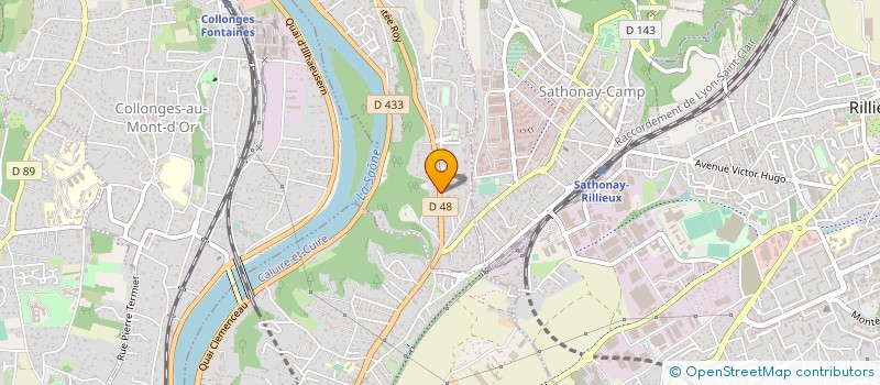 localisation de l'entreprise MADAME LENA MARTINEZ  FONTAINES-SUR-SAONE