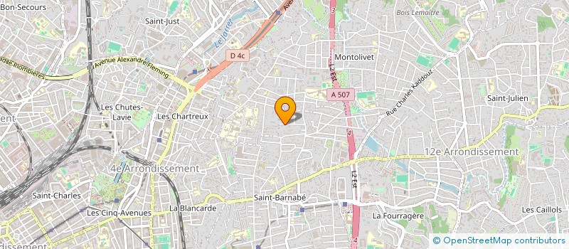 localisation de l'entreprise MADAME LENA MAUGER à MARSEILLE