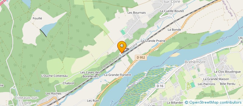 localisation de l'entreprise MADAME LENA MICHAUD  COTEAUX-SUR-LOIRE