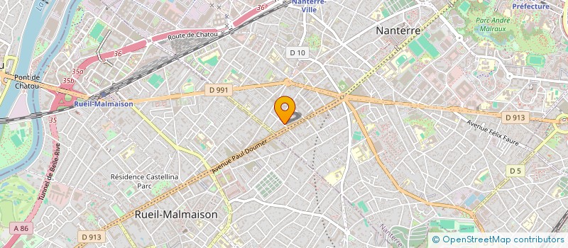localisation de l'entreprise MADAME LENA MOKRANE à NANTERRE