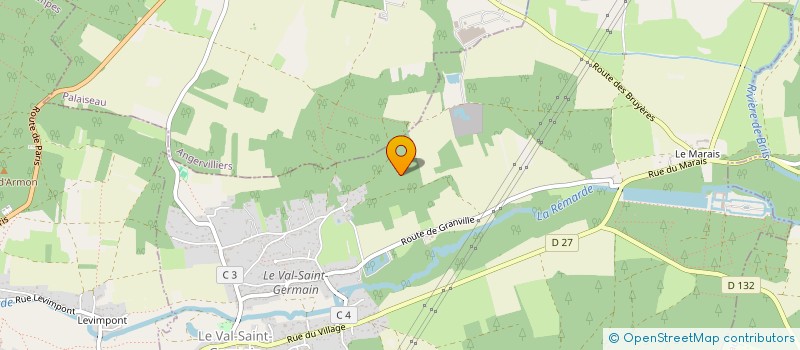 localisation de l'entreprise MADAME LENA MORIN  LE VAL-SAINT-GERMAIN