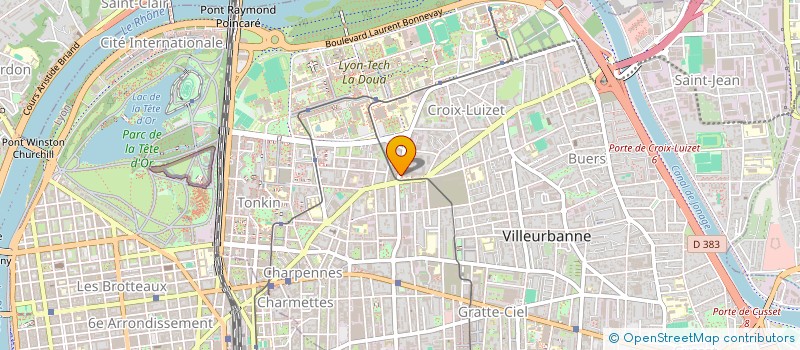 localisation de l'entreprise MADAME LENA OLIVA  VILLEURBANNE