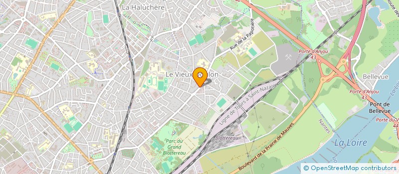 localisation de l'entreprise MADAME LENA OUDJAOUD à NANTES