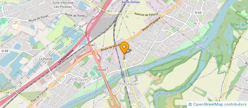 localisation de l'entreprise MADAME LENA OUOMBLEYON  PORTET SUR GARONNE