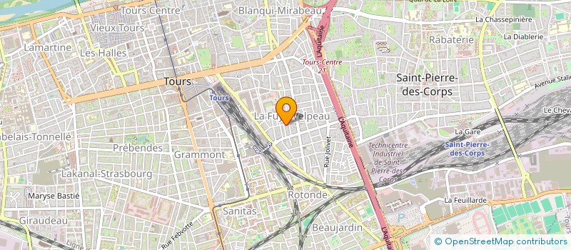 localisation de l'entreprise MADAME LENA PAPILLON  TOURS