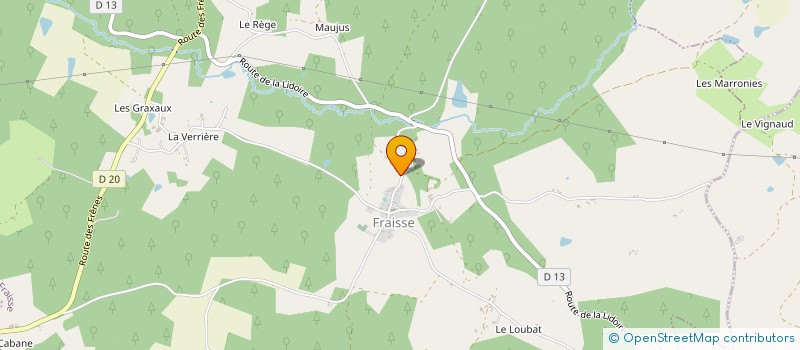 localisation de l'entreprise MADAME LENA PASCAUD  FRAISSE