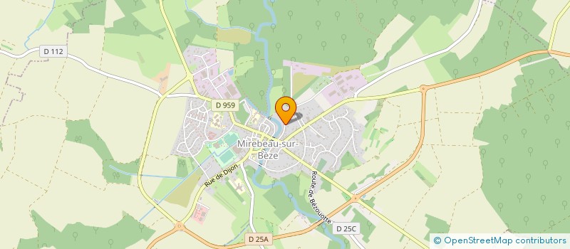 localisation de l'entreprise MADAME LENA PENELON-LAROCHE  CHAMPAGNE-SUR-VINGEANNE