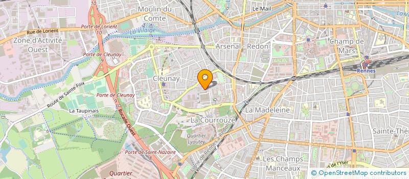 localisation de l'entreprise MADAME LENA PENVEN  RENNES