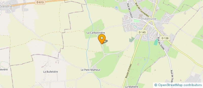 localisation de l'entreprise MADAME LENA PERETTI  THIBERVILLE