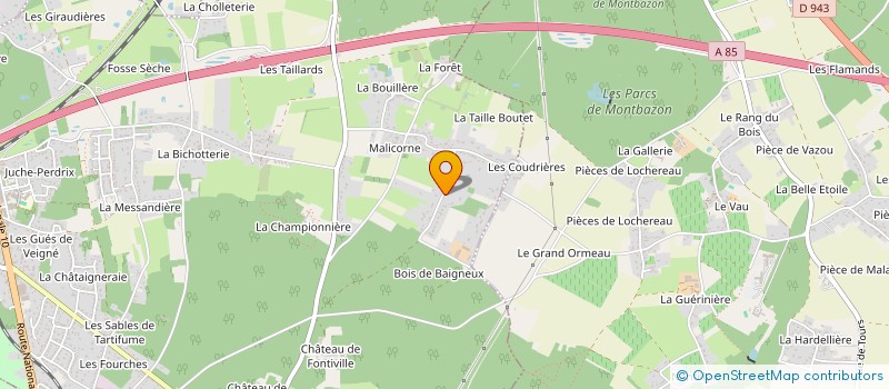 localisation de l'entreprise MADAME LENA PIERRON  VEIGNE