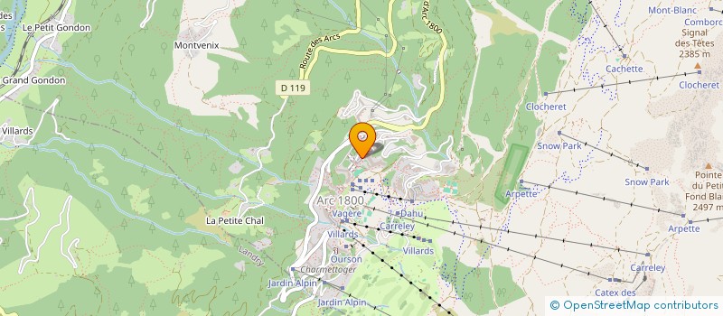 localisation de l'entreprise MADAME LENA PIRARD  BOURG-SAINT-MAURICE