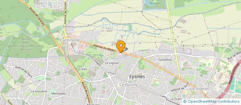 localisation de l'entreprise MADAME LENA PLUSQUELLEC  EYSINES