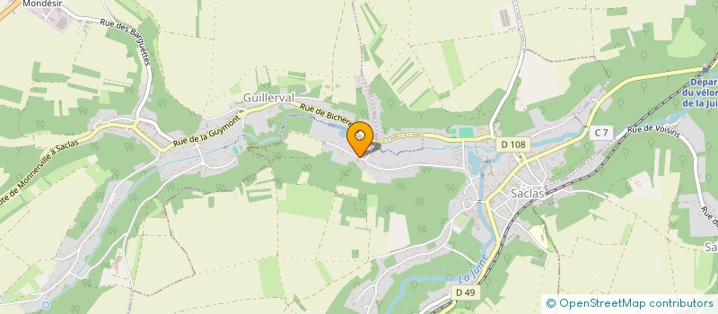 localisation de l'entreprise MADAME LENA PORTEFAIX  SACLAS