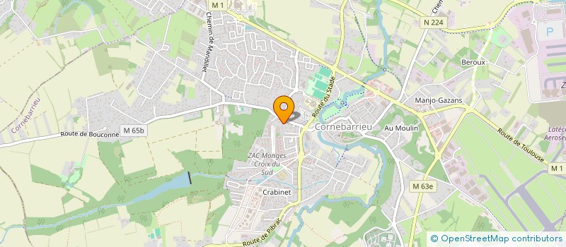 localisation de l'entreprise MADAME LENA POYVRE  CORNEBARRIEU