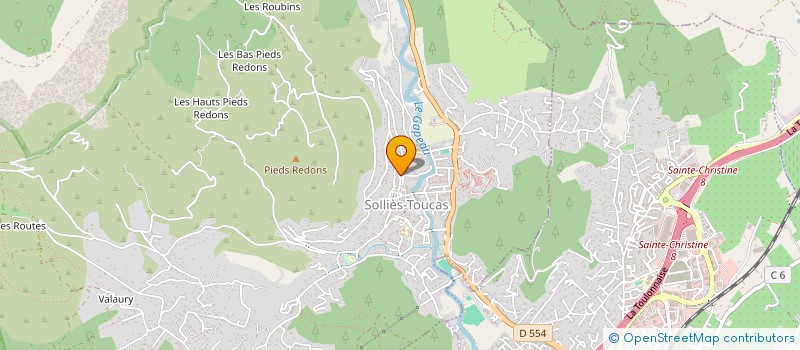 localisation de l'entreprise MADAME LENA PRANEUF  SOLLIES-TOUCAS