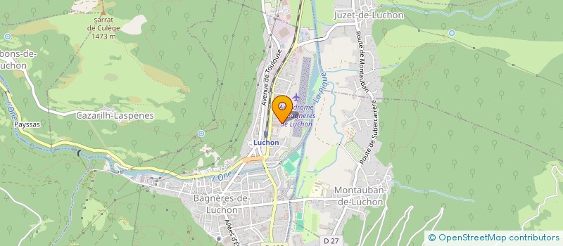 localisation de l'entreprise MADAME LENA QUILLIER  BAGNERES-DE-LUCHON