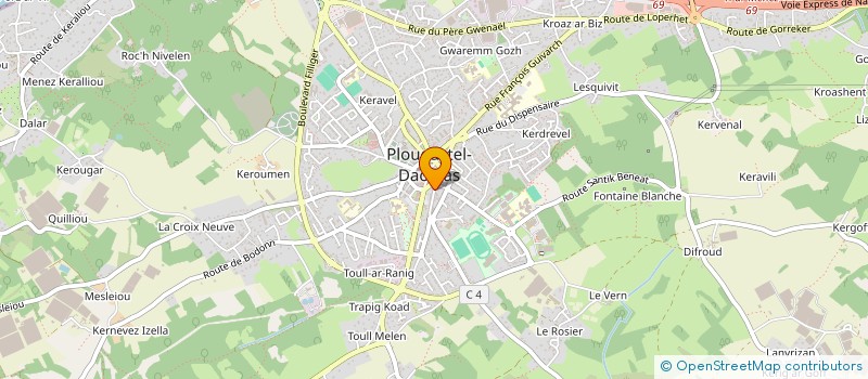 localisation de l'entreprise MADAME LENA QUINIOU  PLOUGASTEL-DAOULAS