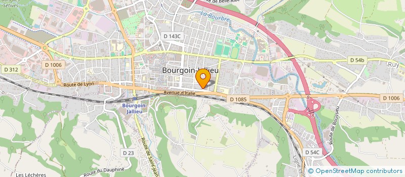 localisation de l'entreprise MADAME LENA REYNAUD à BOURGOIN-JALLIEU