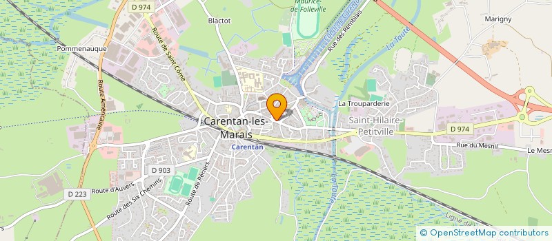 localisation de l'entreprise MADAME LENA ROC  CARENTAN-LES-MARAIS