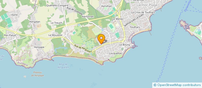 localisation de l'entreprise MADAME LENA ROME  LARMOR-PLAGE