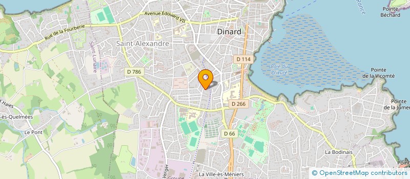 localisation de l'entreprise MADAME LENA ROUXEL  DINARD