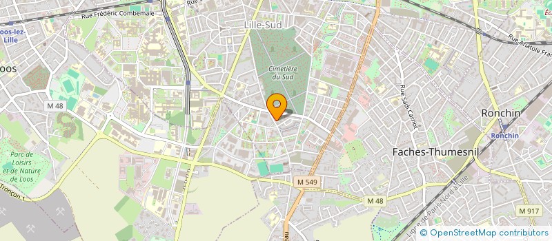 localisation de l'entreprise MADAME LENA SALHI à LILLE