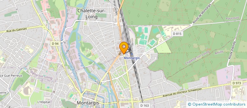 localisation de l'entreprise MADAME LENA SARR SANE  MONTARGIS