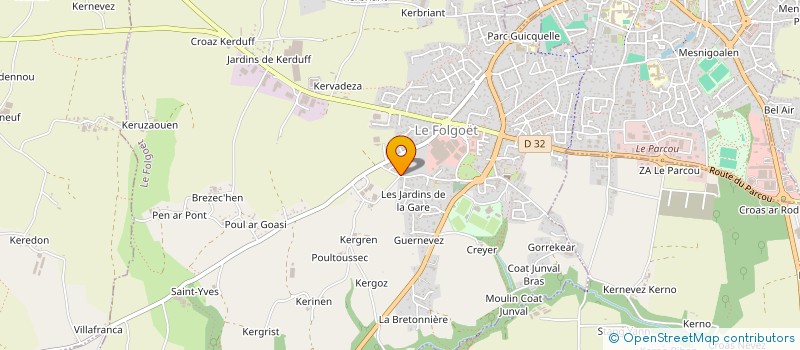 localisation de l'entreprise MADAME LENA SEGALEN à BREST