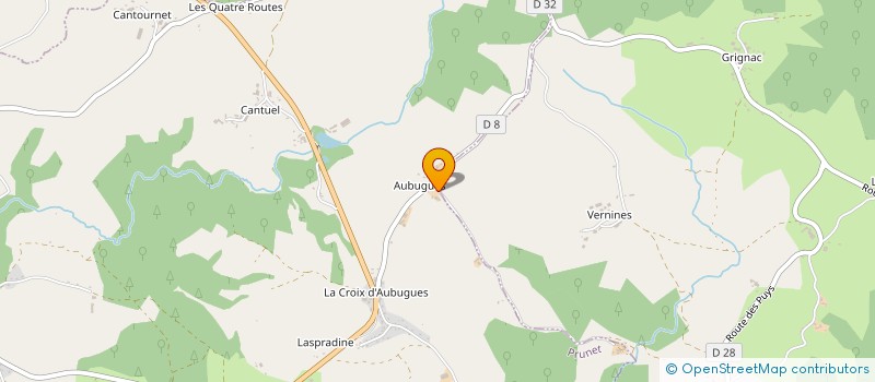 localisation de l'entreprise MADAME LENA SOUBRIER à PRUNET