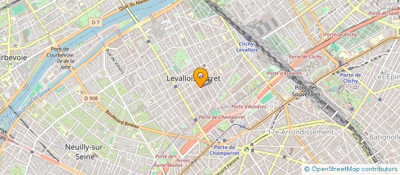 localisation de l'entreprise MADAME LENA SZEJNBERG à LEVALLOIS-PERRET