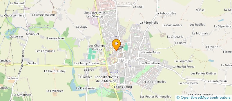 localisation de l'entreprise MADAME LENA TARDIF  MELESSE