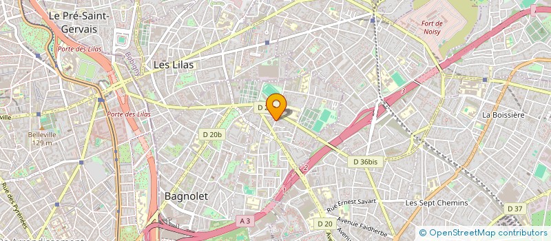 localisation de l'entreprise MADAME LENA THOMAS à BAGNOLET