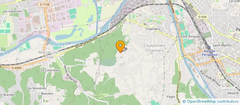 localisation de l'entreprise MADAME LENA TONDUSSON  COULOUNIEIX CHAMIERS