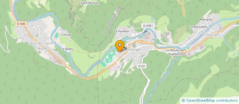 localisation de l'entreprise MADAME LENA TOURRES  CHASSAL-MOLINGES