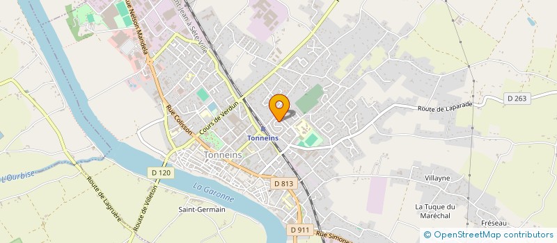 localisation de l'entreprise MADAME LENA TRINCART  TONNEINS