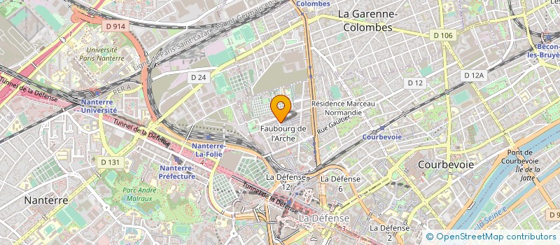 localisation de l'entreprise MADAME LENA UZAN à COURBEVOIE