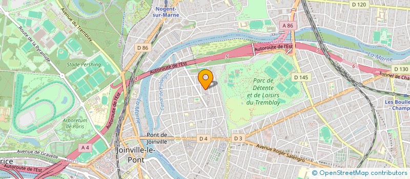 localisation de l'entreprise MADAME LENA VALLERAN  CHAMPIGNY-SUR-MARNE