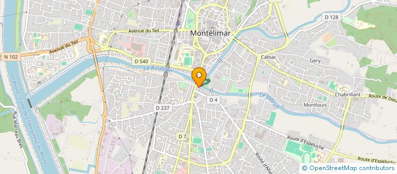 localisation de l'entreprise MADAME LENA VEGA  CHATEAUNEUF-DU-RHONE