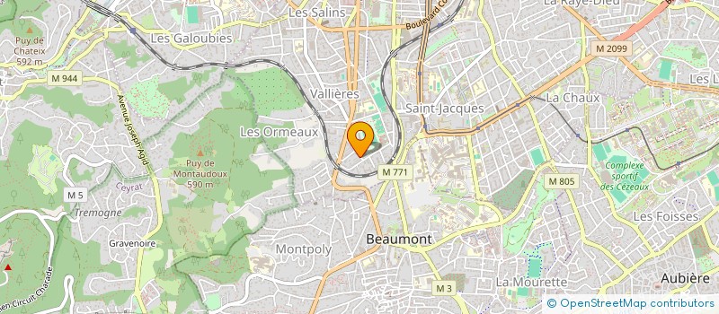 localisation de l'entreprise MADAME LENA VIGIER  CLERMONT-FERRAND