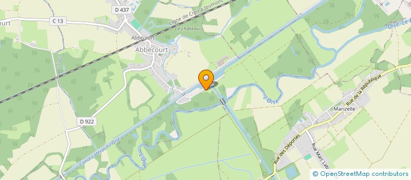 localisation de l'entreprise MADAME LENA VIVIANE SOLANGE SERVAIS  ABBECOURT