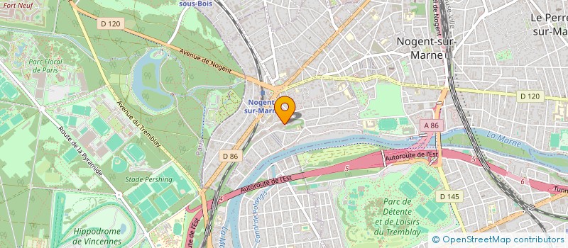 localisation de l'entreprise MADAME LENA WATERLOT  NOGENT-SUR-MARNE