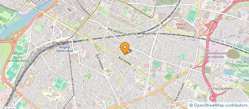localisation de l'entreprise MADAME LENAIC BEAUDOUIN à ANGERS