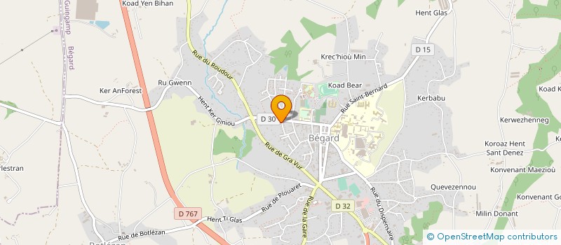 localisation de l'entreprise MADAME LENAIC GAZAN  BEGARD