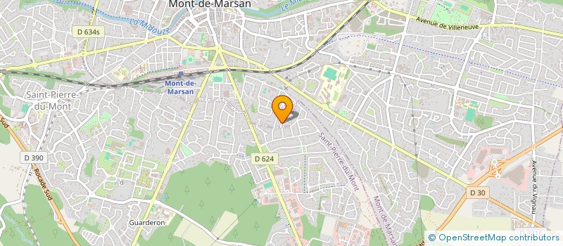 localisation de l'entreprise MADAME LENAIC MARTIN  MONT-DE-MARSAN