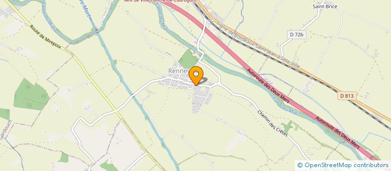 localisation de l'entreprise MADAME LENAIC ROCHE  RENNEVILLE