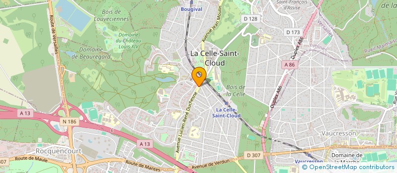 localisation de l'entreprise MADAME LENAIC TIRADO  LA CELLE-SAINT-CLOUD