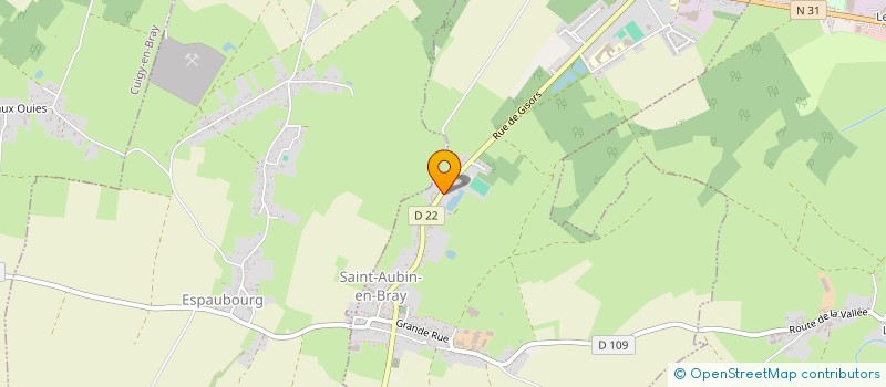 localisation de l'entreprise MADAME LENAICK FRANCOIS  SAINT-AUBIN-EN-BRAY